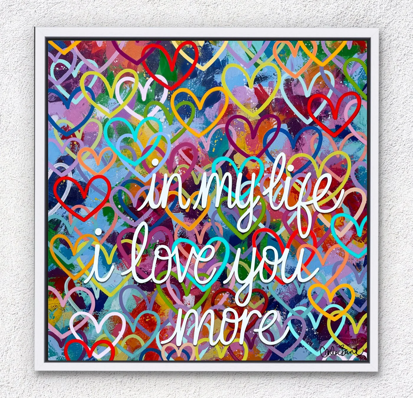 All you need is Love Print on paper or canvas — Carla Bank